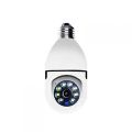 Light Bulb Camera, 360 Degree Panoramic IP Camera, Full HD 1080P Adjustable Vertical 90°Horizontal 360° Wi-Fi Surveillance Camera, with Night Vision, Alarm Function, Motion Detection, Two Way Talk WiFi Light Bulb Camera Wireless 1080P Smart Dome Security. 