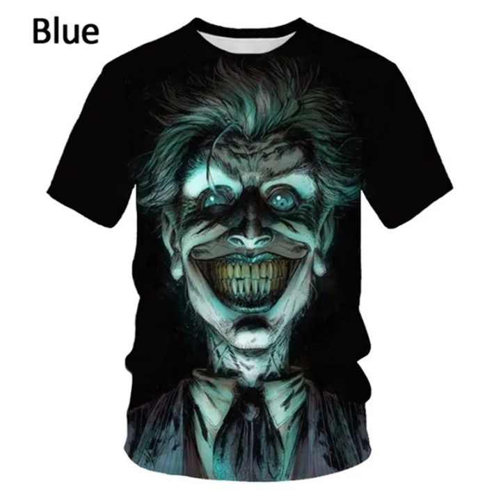 New American Movie Joker 3D Printed T Shirt Men And Women Fashion Short Sleeved T-Shirt Breathable Top Fresh Casual Tees Tshirt