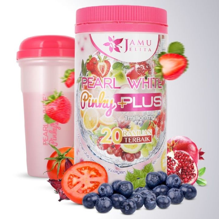 Drinking Pearl White Pinky Plus ppwp Jamu Jelita Woman Whitening ...