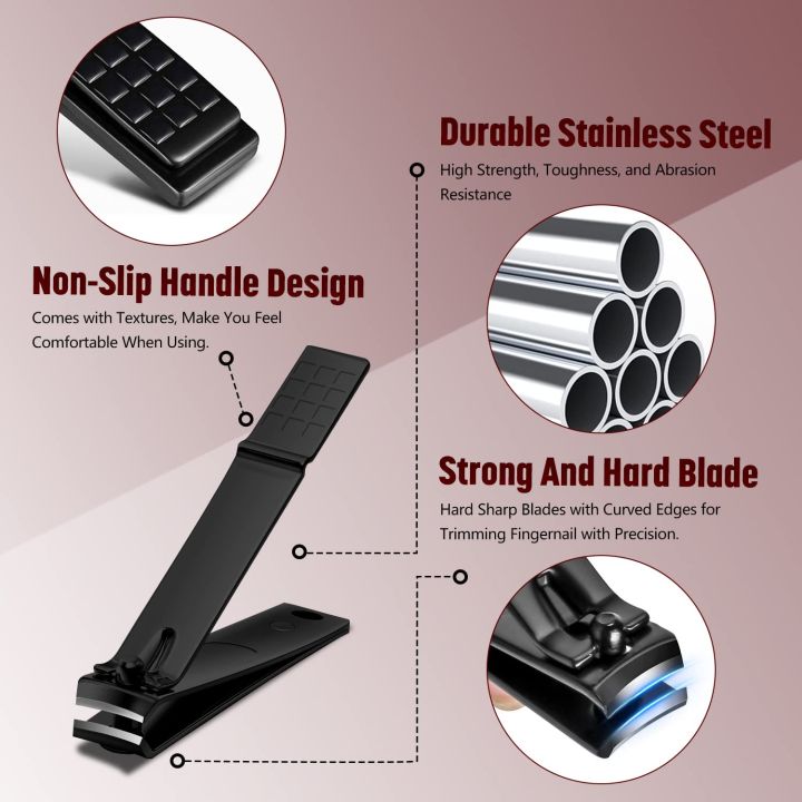 19%20IN%201%20Manicure%20Set%20Stainless%20Steel%20Pedicure%20Kit%20Nail%20Grooming%20Kit%20Travel%20Case%20Set%20Nail%20Care%20Cutter%20Trimmer%20-%20Image%209