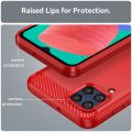 For Samsung Galaxy Jump2 Brushed Texture Carbon Fiber TPU Phone Case. 