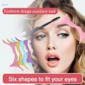 Silicone Eyebrow Shaping Tool Eyeliner Stencil Make Up Tool. 