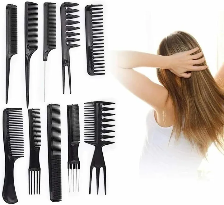 10Pcs%20Hairdressing%20Comb%20Set%20Hair%20Styling%20Pro%20Kit%20Professional%20Barber%20Salon%20Gift%20Black%20Color%20Set%20Portable%20Set%20Hair%20Care%20Style%20Accessory%20Comb%20for%20Women%20Men%20-%20Image%204