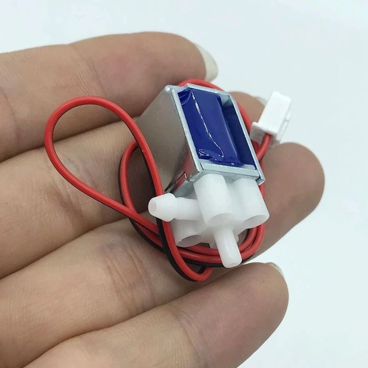Professional 6V/12V/24V Electric Solenoid Valve N/C Normally Closed Low Power Consumption Mini Solenoid Valve DIY Control Valve Air Control System