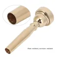 Trumpet Mouthpiece Metal Brass Professional Horn Instrument Accessory Gold 7C. 