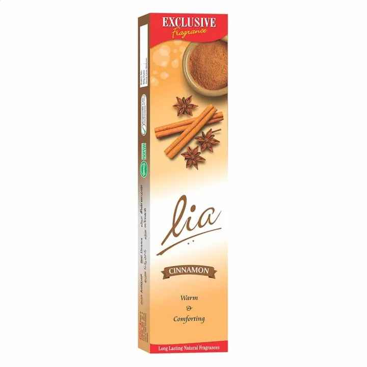 Lia Incense Sticks - Cinnamon - 12 Pack/Dozen
