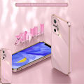 Lenuo Luxury 6D Plating Soft Casing Silicone Square Frame Phone Case For Xiaomi Redmi Note 10 Pro 4G / Redmi Note 10 Pro Max Phone Case Shiny Bling Back Cover Coque. 