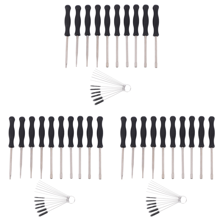 (GGBR) 30 Pcs Tune Up Carburetor Adjusting Screwdriver Tool Kit with ...