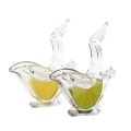 Portable Manual Lemon Squeezing Machine, Acrylic Lemon Squeezing Machine, Transparent Small Fruit Squeezing Machine. 