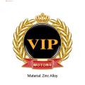 Car Rear Sticker Wear-resistant 3D VIP Rear Front Bumper Metal Badge. 