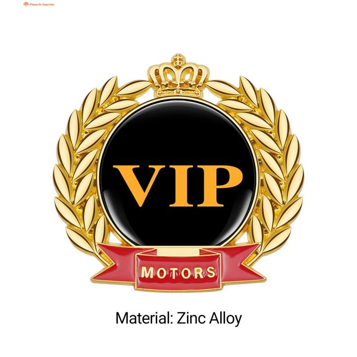 Car%20Rear%20Sticker%20Wear-resistant%203D%20VIP%20Rear%20Front%20Bumper%20Metal%20Badge%20-%20Image%203