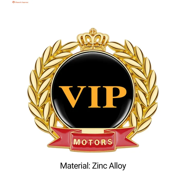 Car%20Rear%20Sticker%20Wear-resistant%203D%20VIP%20Rear%20Front%20Bumper%20Metal%20Badge%20-%20Image%203