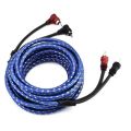 Sptrry2X 5M 2 to 2 Plug Car Stereo Audio Cable Amplifier Braided Tool. 