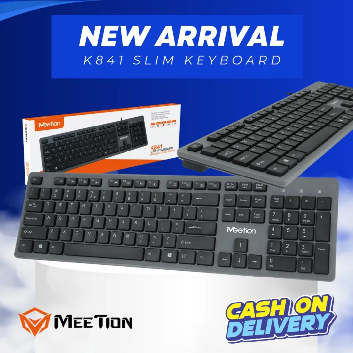 slim keyboard chocolate keys keyboard meetion k841 CHOCOLATE ULTRA-THIN KEYBOARD