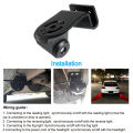 2PCS Car LED Projector Light Welcome Light Angel Wings Style Car Door Exterior Light Carpet Ground Lamps for All Cars and Motorcycles(Red Color). 