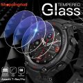 Full Coverage HD Clear Tempered Glass Film / Smart Watch Anti-Scratch Screen Protector Film Compatible with Huami Amazfit T-REX Series. 