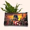 MARVEL Avengers Pencil Case Printed Purse Wallet Store Pouch Pen Pencil Box. 