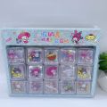 【Exclusive Offer】30pcs Sanrio Cinnamoroll My Melody Kuromi Transparent Peas Stickers Storage Box Children Diy Decorative Materials Stickers. 