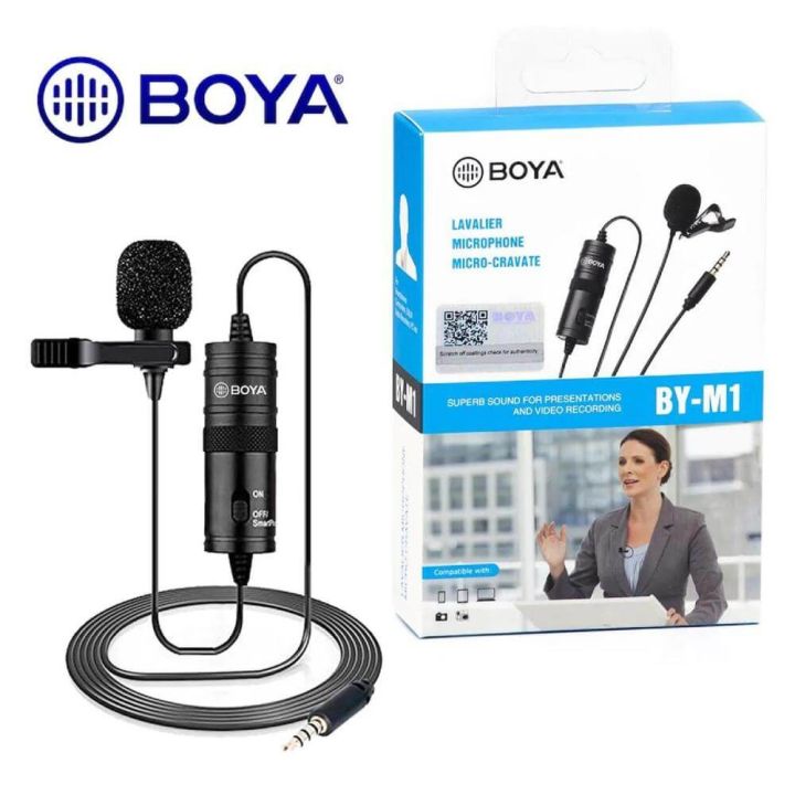 BO¥A M1 Collar Mic A Grade - Universal Clip On Microphone