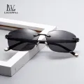 LouisWill Men Sunglasses Frameless Edge Cutting Metal Sunglasses Ultra Light Sunglasses UV400 Glasses Anti Glare Glasses Sunscreen Sunglasses Outdoor Sports Driving Traveling Riding Sunglasses. 
