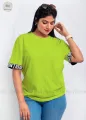 Don't Regret Sleeve Print Baggy T-shirt. 