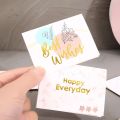 Foldable Writable Invitation Happy Birthday Cards Thank You Cards Party Accessories. 