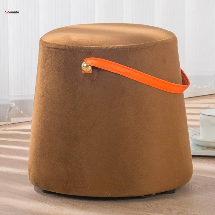 Portable%20Round%20Ottoman%20Footstool%20Pouf%20with%20Handle%20Sofa%20Tea%20Stool%20for%20Bedroom%20-%20Image%202