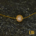 18Inch Short Gold plated Rich look Box chain 01MM Ball 10mm small pendant chain for women. 