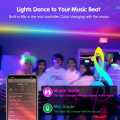 5m Neon LED Strip Lights 12V Silicone Neon Rope Light with Music Sync RGBIC Dream color Chasing Strip Tape for Room From Ilmas store. 