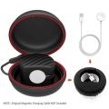 Portable Charger Charging Holder Dock Case For Apple Watch Series 8 Ultra 49mm 7 6 SE 5 4 3 2 1 Travel Protective Bag Pouch Cover Zipper Box. 