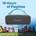 Tronsmart T2 Mini 2023 Portable Outdoor Speaker, Bluetooth 5.3, Stereo Sound, Aux, TF Card & U-Disk, Black. 