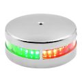 Boat Light Bi-Color Bow Light LED Navigation Lights Red & Green Stainless Steel for Marine Boat Pontoon Yacht. 