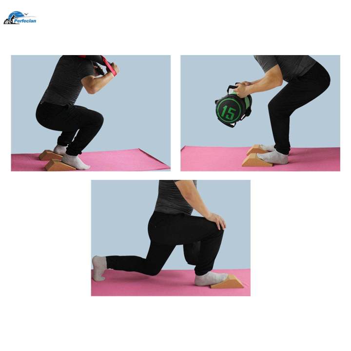 Cork Squat Wedge Yoga Block Squat Ramp Incline Board Non Slip ...