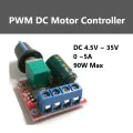 PWM DC Motor Controller 4.5-35V 0-5A. 