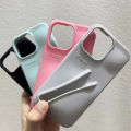 Minimalist Solid Color Rhode Case For iPhone 15 14 Plus 13 12 Mini 11 Pro Max Can Be Installed With Cover Lipstick No Come With. 