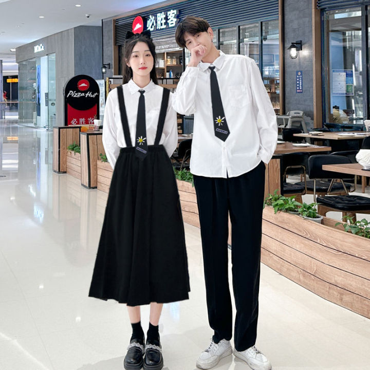 Junior%20High%20School%20Uniform%20Class%20Uniform%20Set%20College%20Style%20Summer%20High%20School%20Students%20Graduation%20Korean%20Style%20Chorus%20Recitation%20Performance%20Skirt%20-%20Image%204