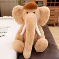 70cm Giant Elephant Teddy Bear Plush Toys Mammoth with Long Nose Soft Fur Stuffed Elephant Dolls for Kids Plush Animal Toys. 