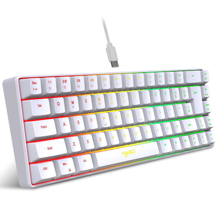 HXSJ%20Wired%20Portable%2068%20Key%20Mechanical%20Touch%20Film%20Game%20Keyboard%20ABS%20Material%20RGB%20Backlight%20-%20Image%207