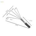 Gardening Hand Rake Grass Rake for Sweep Leaves Tilling Soil Loose Debris Handle length 17cm. 