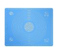 Non-Stick Silicone Reusable Pastry Fondant Dough Roti Chapati Rolling Baking Sheet Mat with Measurements 50 * 40 cm. 