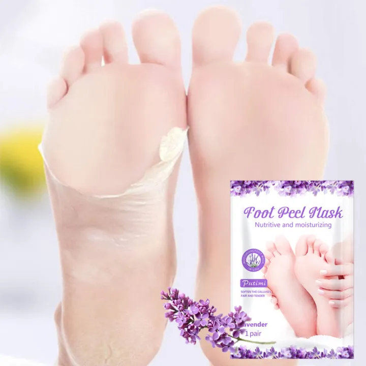 2pcs Remove Calluses Foot Mask Lavender Moisturizing Foot Membrane Feet Care Foot Patches for Home Foot Peel Mask