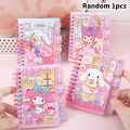 Anime Kawaii Sanrio Diary Notebook My Melody Kuromi Cinnamoroll Cartoon Student Portable Notebook Kids Birthday Girl Gifts. 