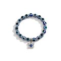 Lucky Eye Fatima Hamsa Hand Bracelet Blue Evil Eye Charms Bracelets Bangles Beads Turkish Pulseras Women Men Jewelry. 