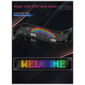 LED Matrix Panel Programmable Flexible Screen IP65 Display Animation Message Scrolling Sign APP Control Cars Shop Bar,A. 