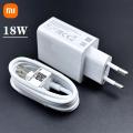 Original Xiaomi Redmi 13C Charger Fast Charge USB PD 18W EU Adapter For Redmi 13R 12 8 9 9T 10 8A Poco C40 M3 Pro Mobile Phone. 