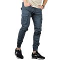Men's Twill Cotton Cargo Pants – Comfortable Casual Trousers for Daily Wear. 