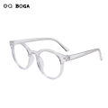 OQ BOGA 5 Colors Fashion Unisex Anti Blue Light Plastic Oval Frame Kids Computer Glasses Boys Girls Eye Protection Radiation Protection Full Rim Eyewear. 