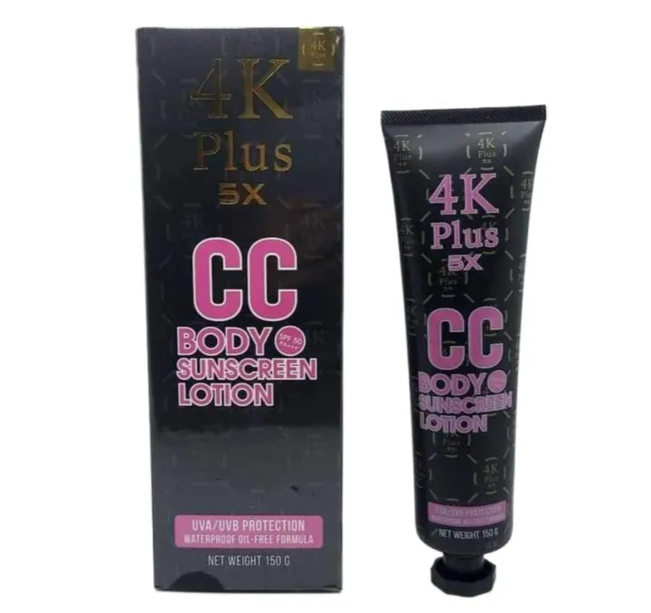 4K%20Plus%205x%20CC%20Body%20Sunscreen%20Whitening%20Perfect%20Glutathione%20Lotion%204kPP%20made%20in%20Thailand%20Sun%20protection%20from%20UVA%20UVB%20with%20SPF50%20+%20-%20Image%202