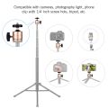 Mini Rotatable Aluminum Mount 1/4 Screw for Camcorder Tripod. 
