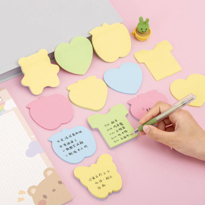Cute Desktop Accessories Convenient Note Sheets Adorable Sticky Notes Fun Office Stickers Creative Memo Pads